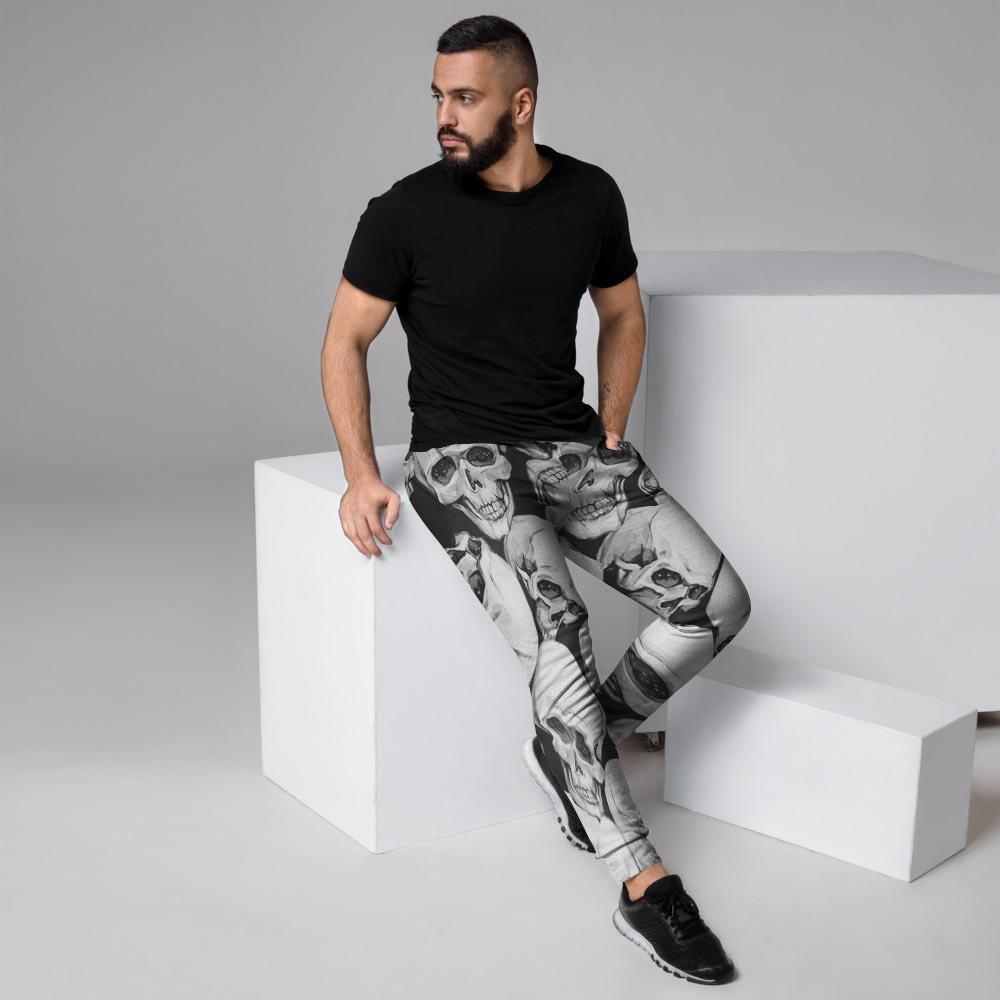 Skull Men's Joggers-grizzshop