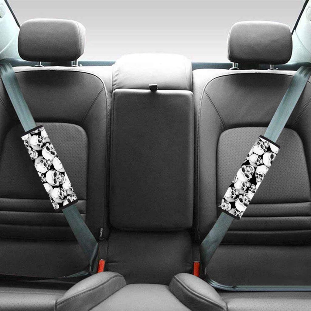 Skull Seat Belt Cover-grizzshop