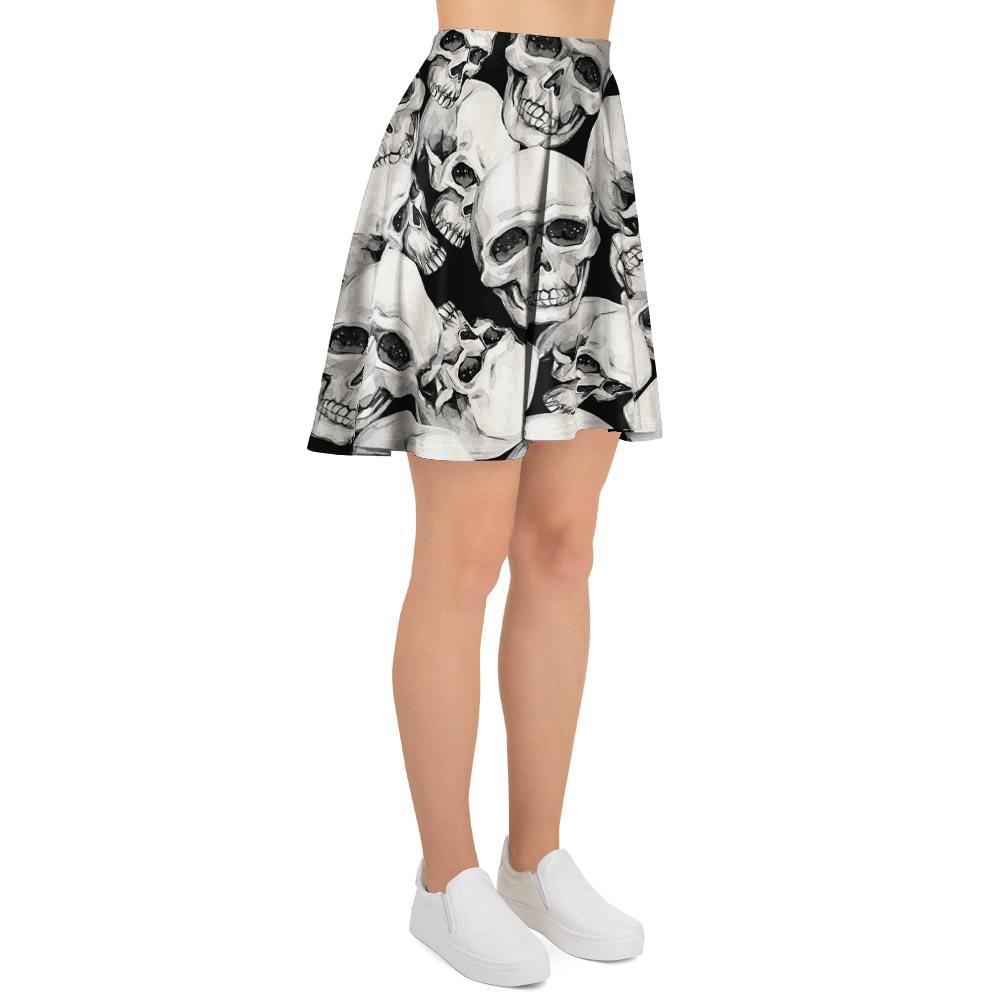 Skull Women's Skirt-grizzshop