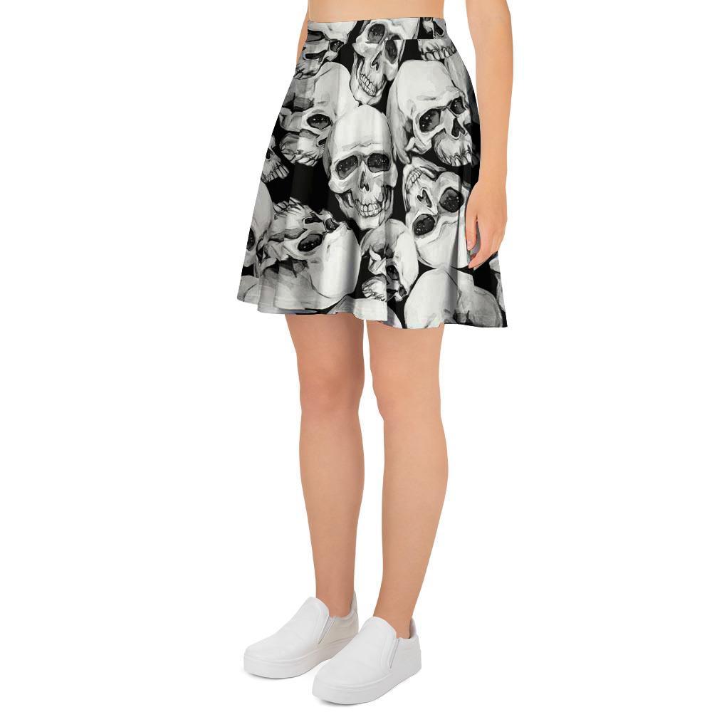 Skull Women's Skirt-grizzshop