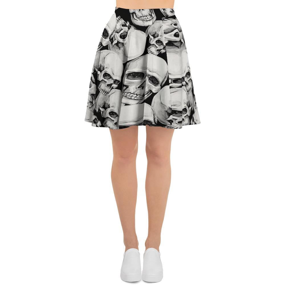 Skull Women's Skirt-grizzshop