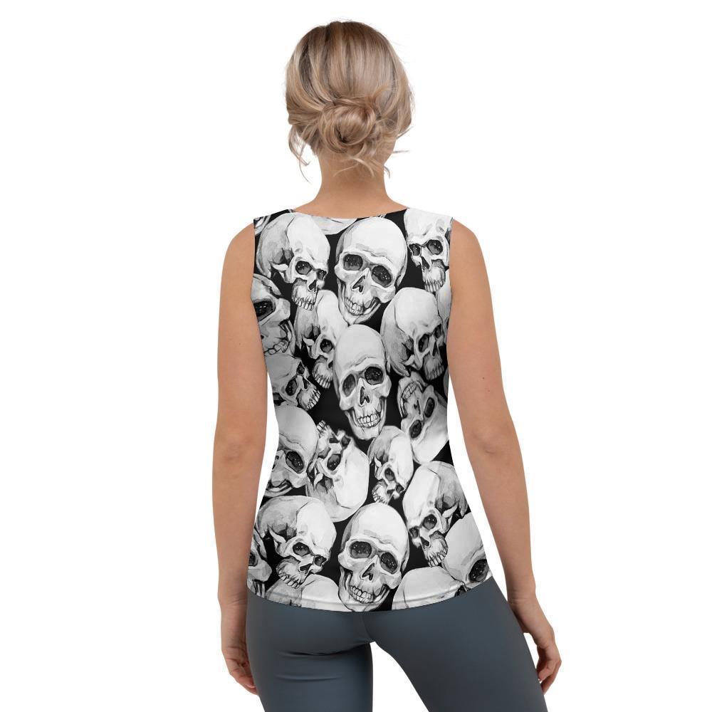 Skull Women's Tank Top-grizzshop