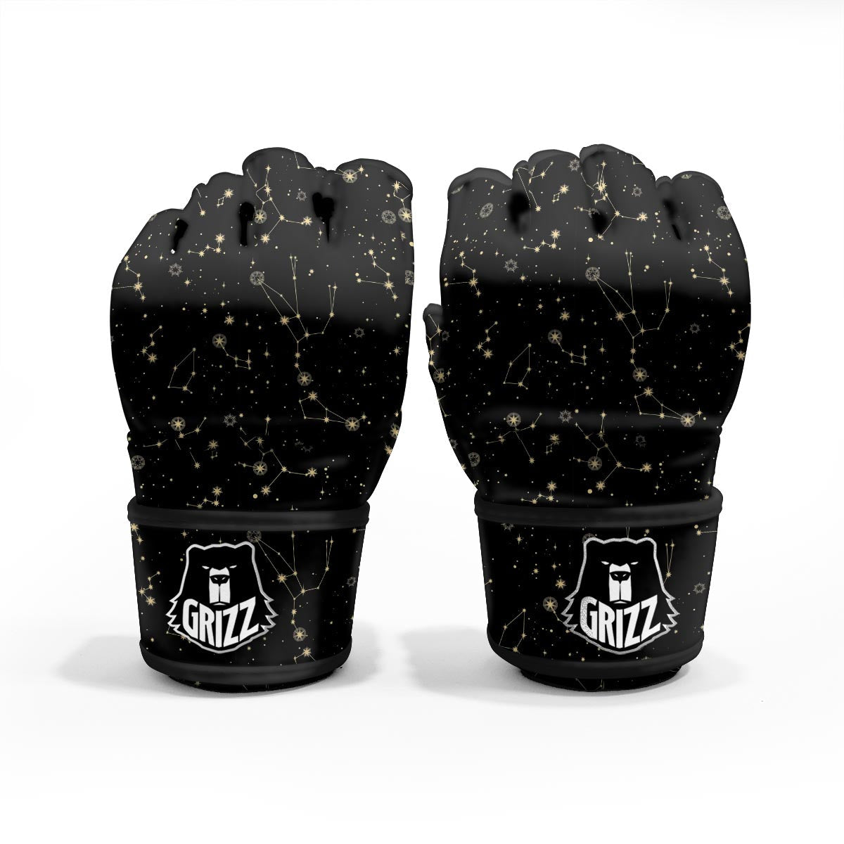 Sky Star Print Pattern MMA Gloves-grizzshop