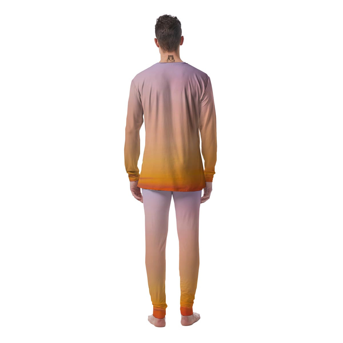 Sky Sunrise Print Men's Pajamas-grizzshop