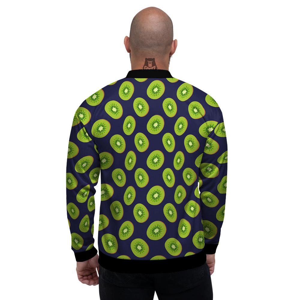 Slices Kiwi Print Pattern Men's Bomber Jacket-grizzshop