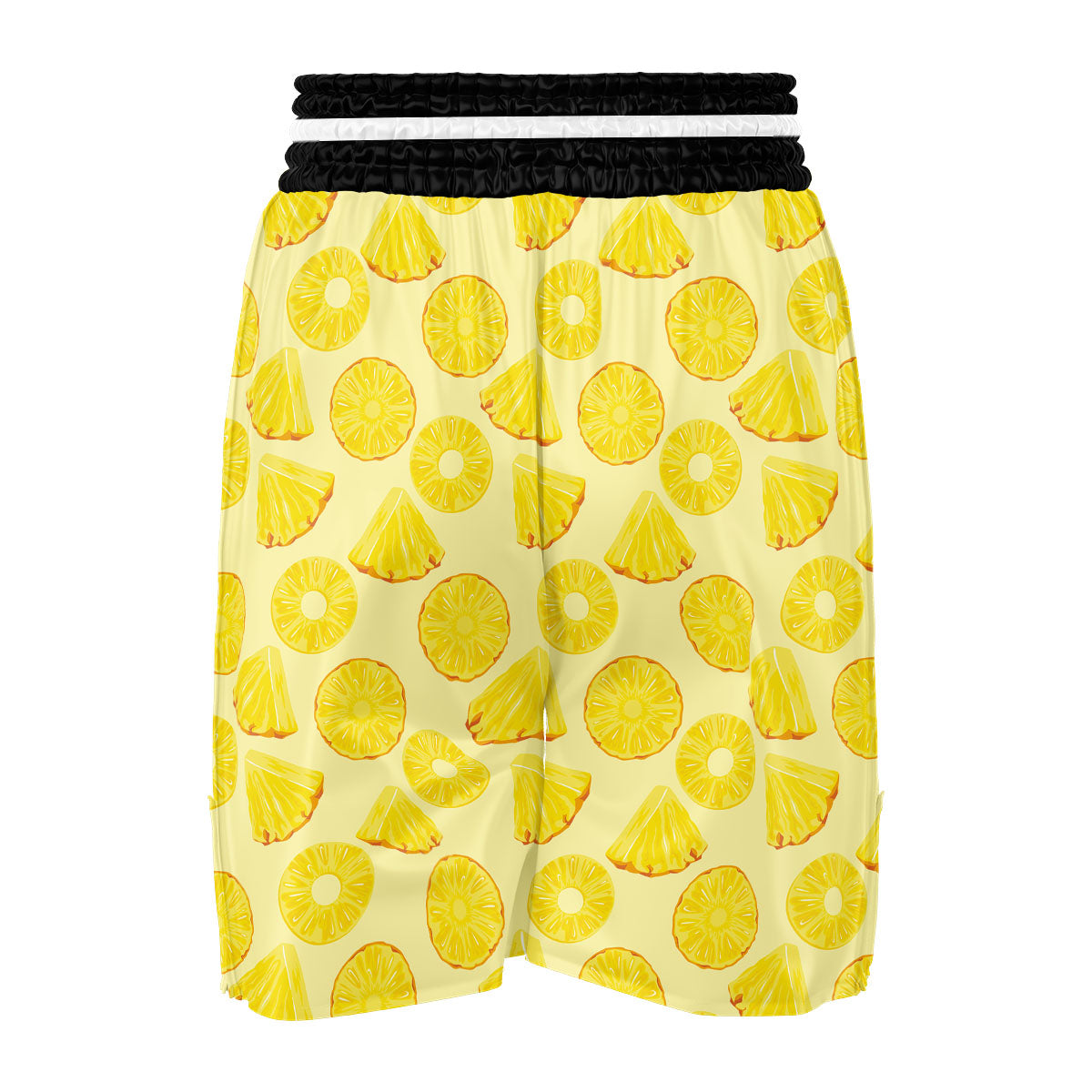 Slices Pineapple Print Pattern Boxing Shorts-grizzshop