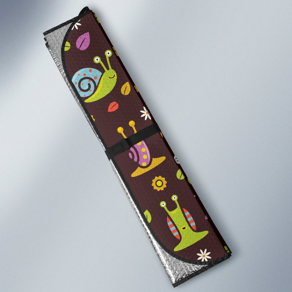 Snail Pattern Print Car Sun Shade-grizzshop