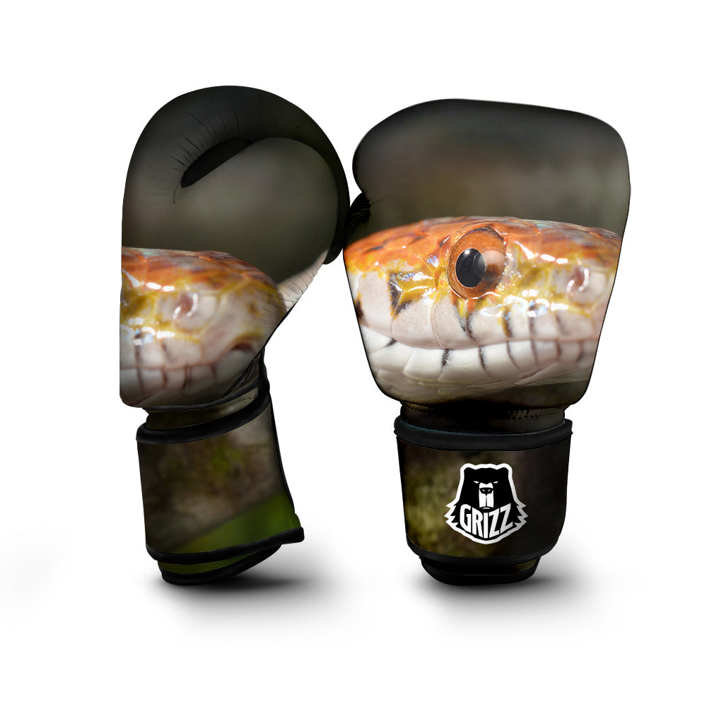 Snake Corn Print Boxing Gloves-grizzshop