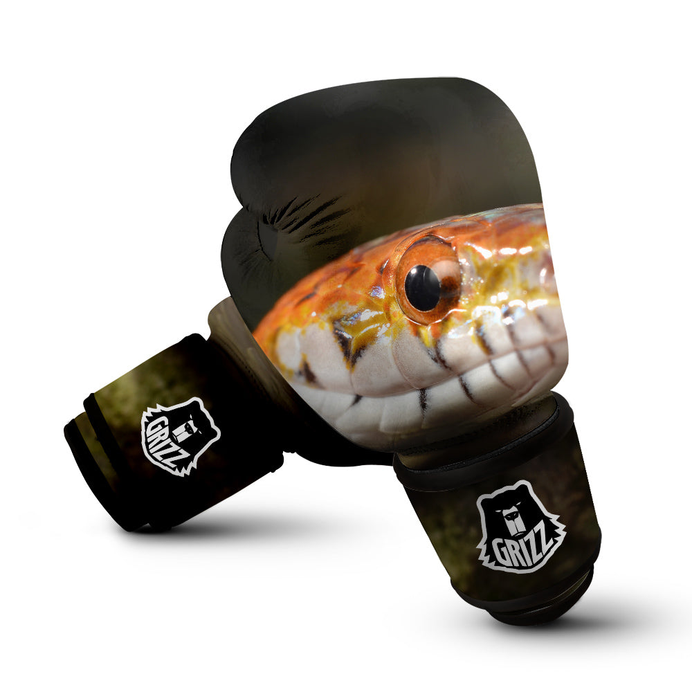 Snake Corn Print Boxing Gloves-grizzshop