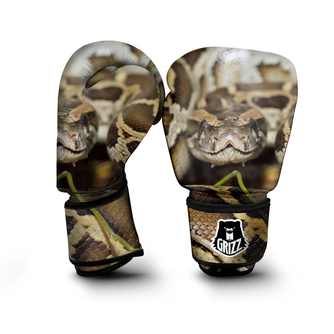 Snake Python Print Boxing Gloves-grizzshop