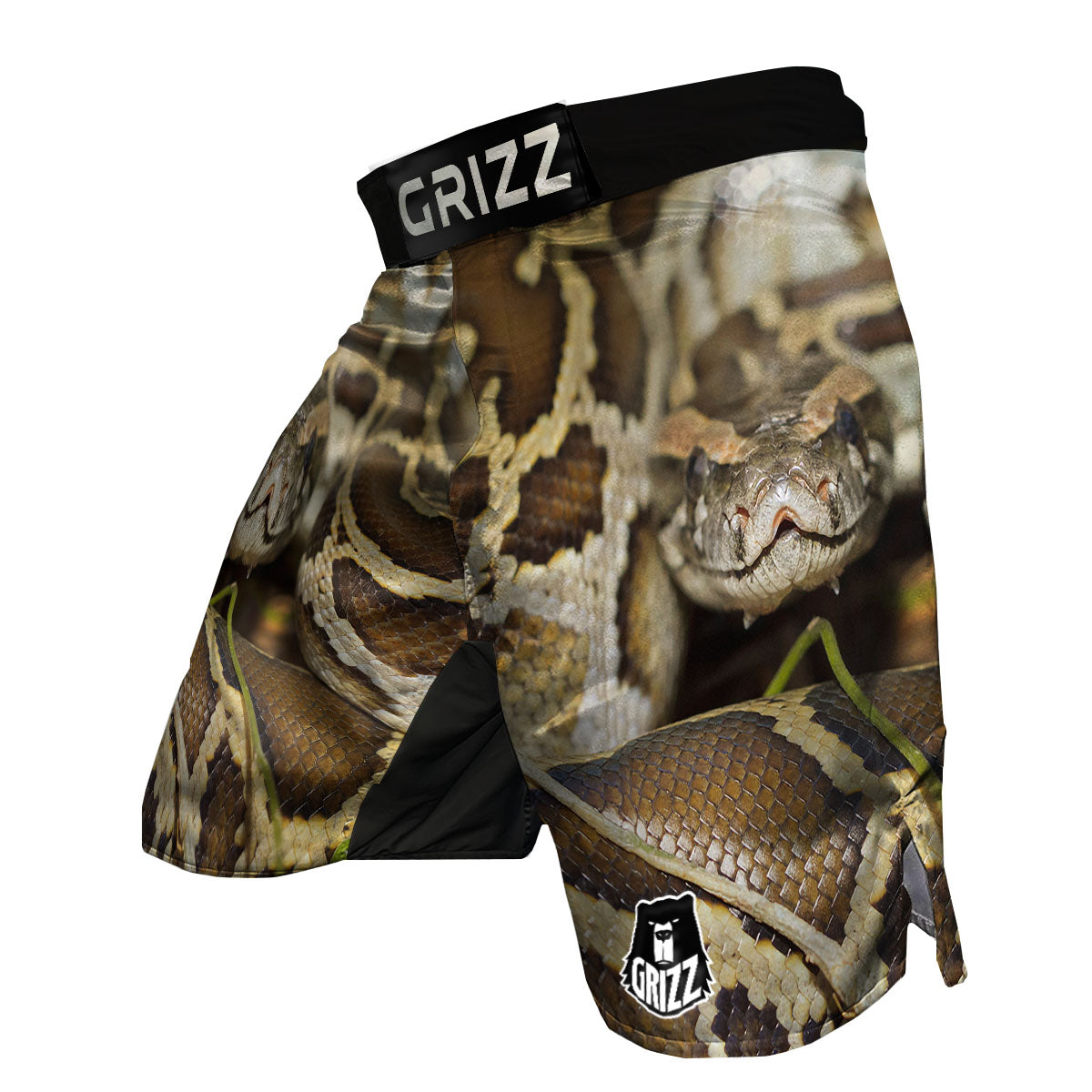 Snake Python Print MMA Shorts-grizzshop