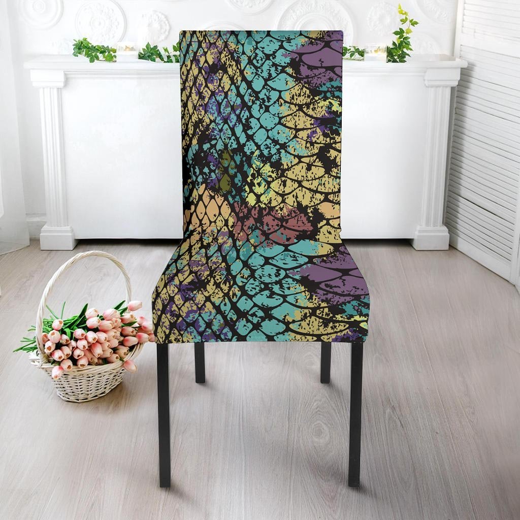 Snakeskin Reptile Chair Cover-grizzshop