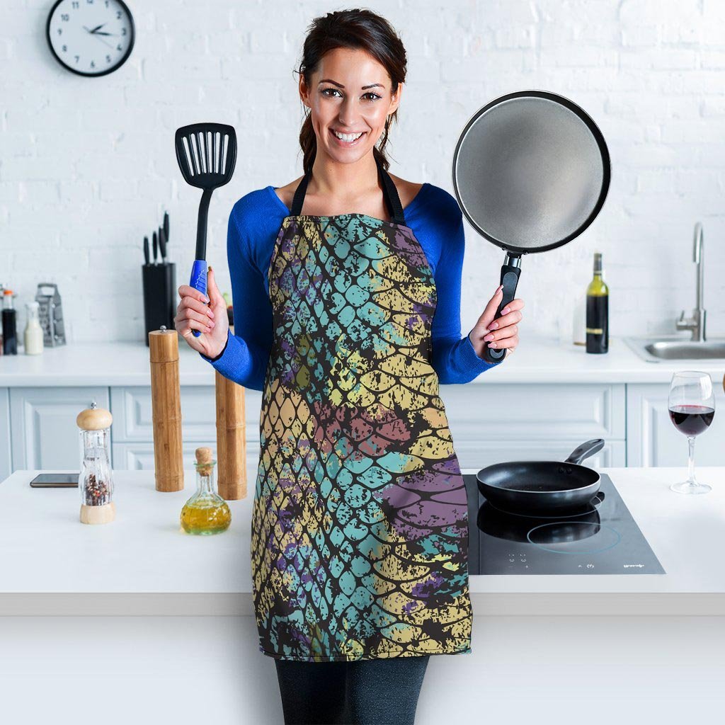 Snakeskin Reptile Women's Apron-grizzshop