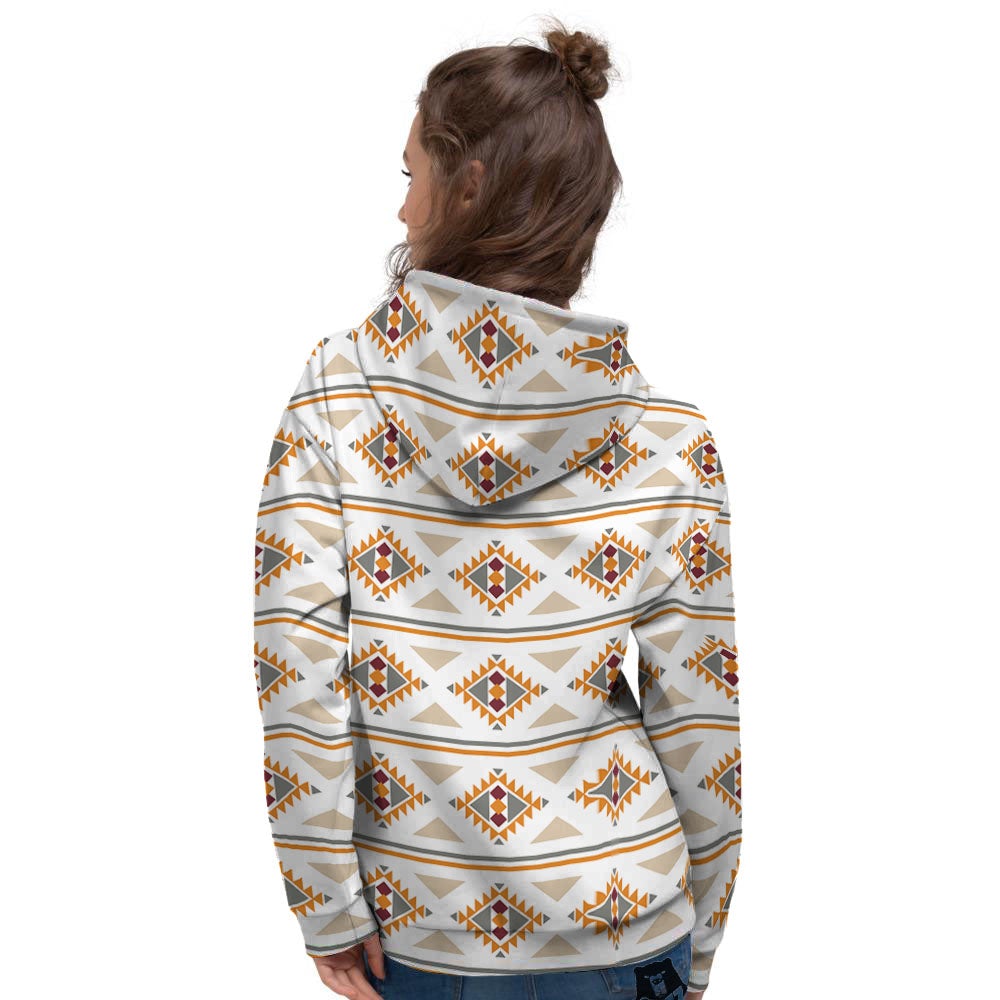 Southwestern Native Print Pattern Women's Hoodie-grizzshop