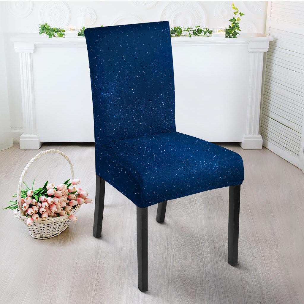 Space Blue Galaxy Chair Cover-grizzshop