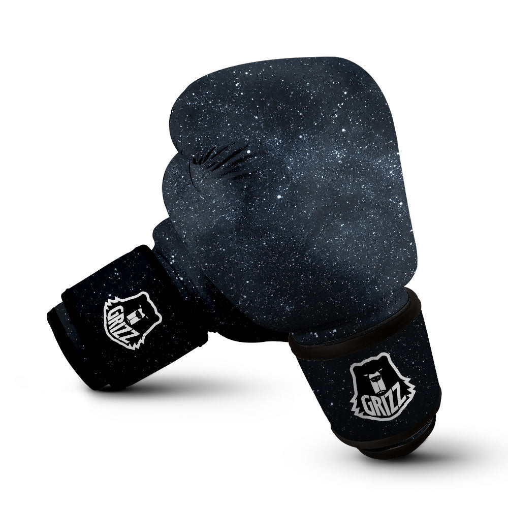 Space Dark Print Boxing Gloves-grizzshop