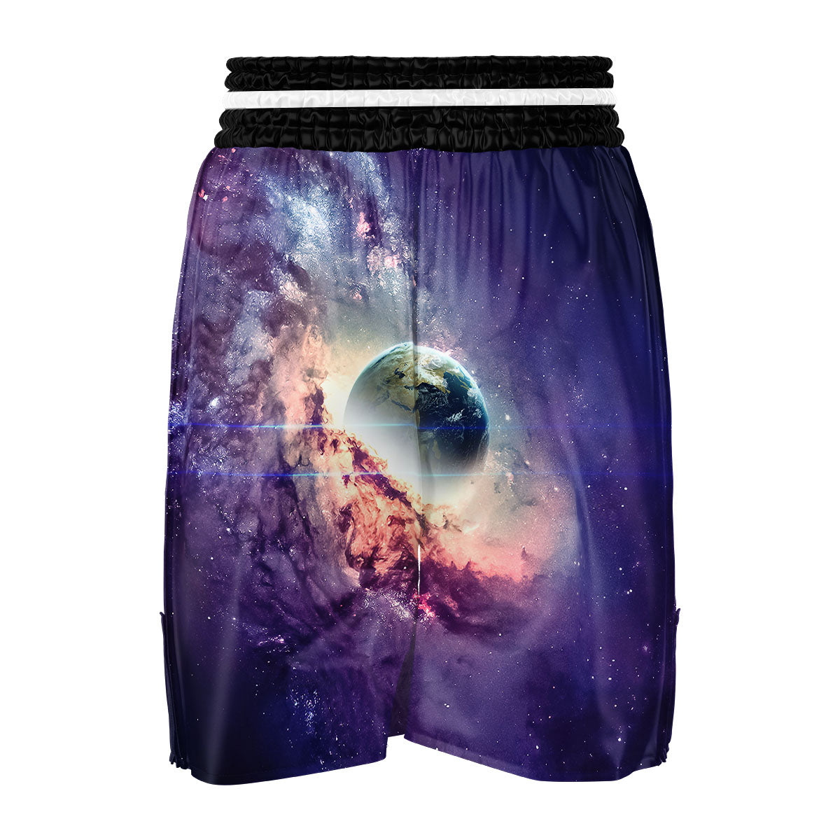 Space Endless Print Boxing Shorts-grizzshop