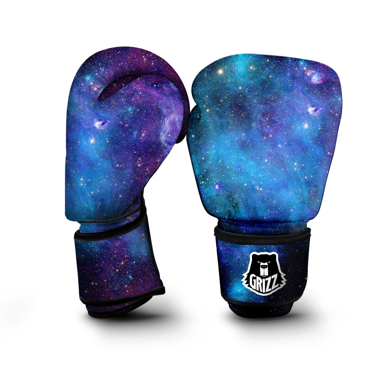 Space Nebula Print Boxing Gloves-grizzshop
