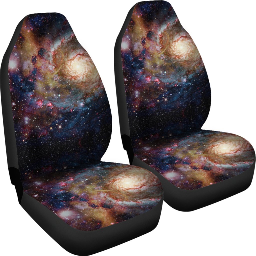 Space Milky Way Galaxy Print Universal Fit Car Seat Cover-grizzshop