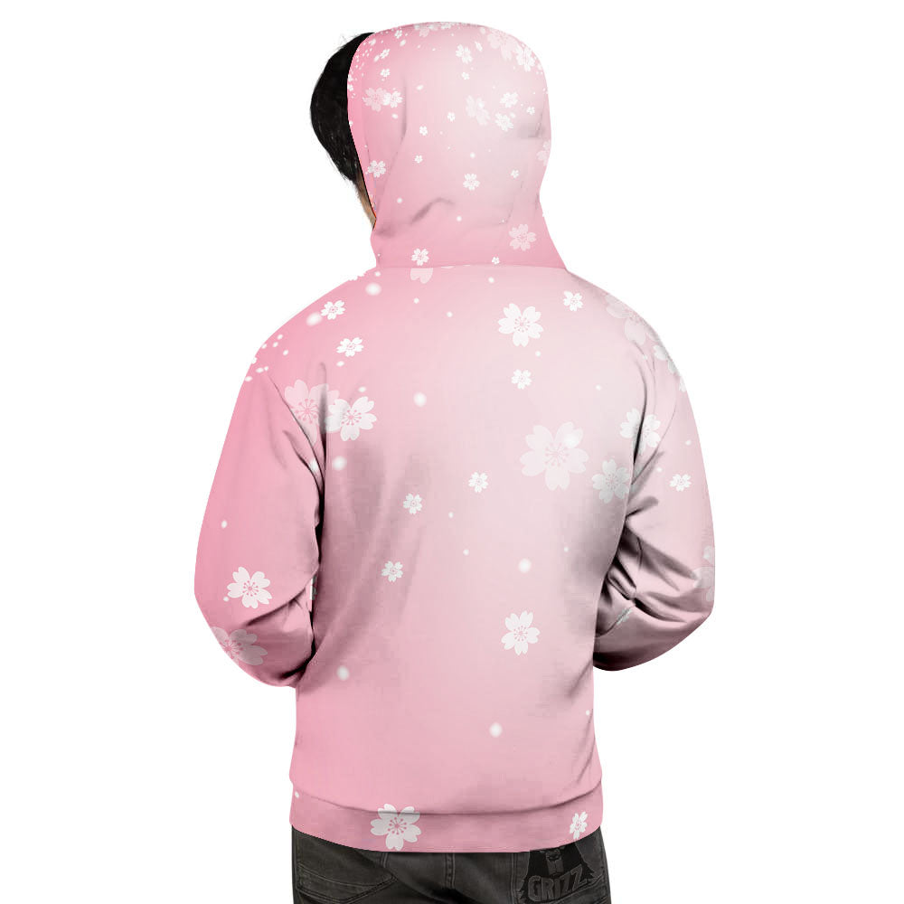 Sparkle Floral Print Men's Hoodie-grizzshop