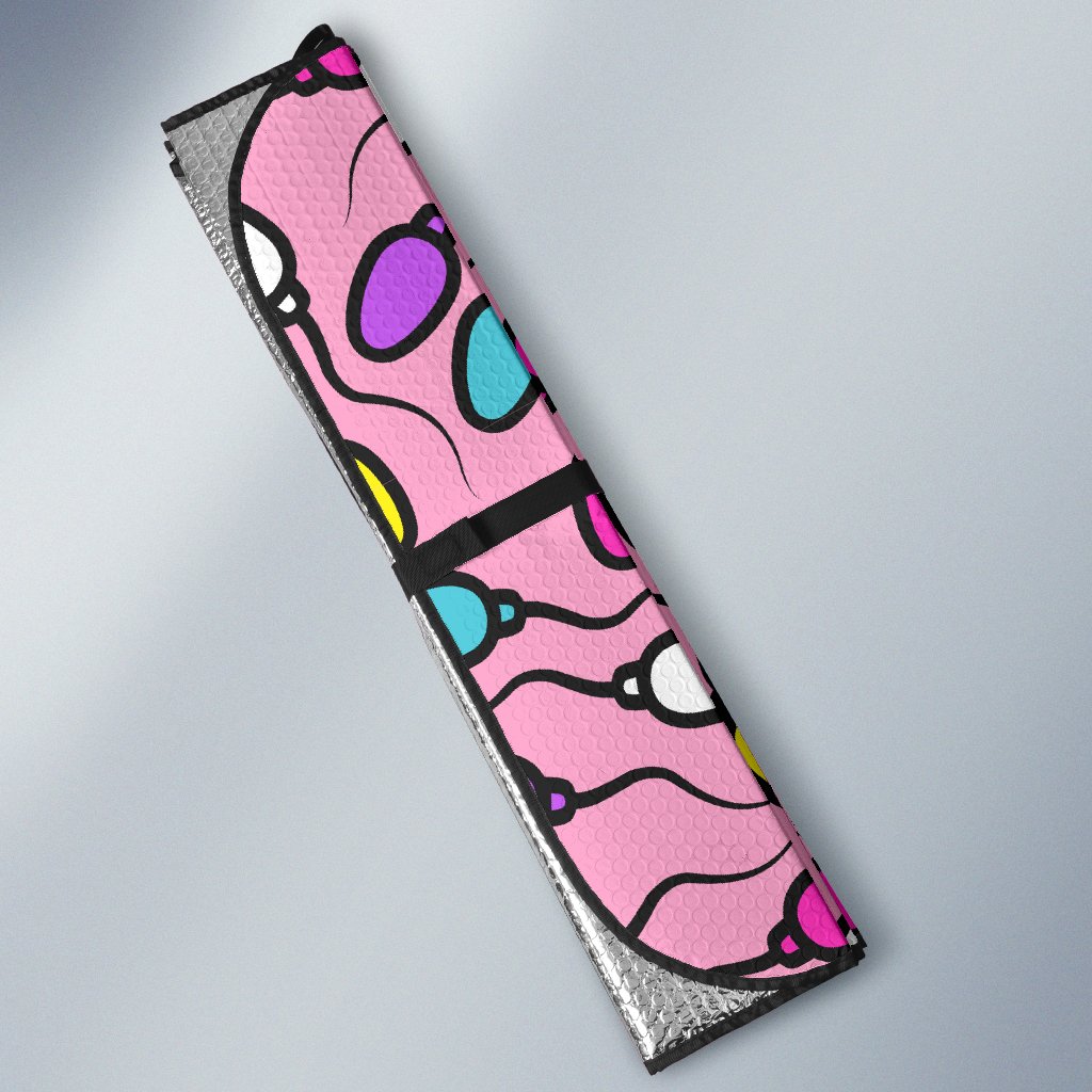 Sperm Anatomy Pattern Print Car Sun Shade-grizzshop