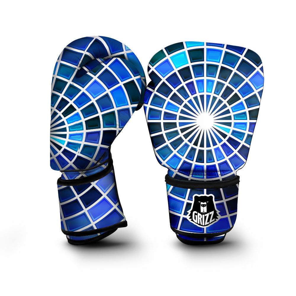 Spider Web Stained Mosaic Print Boxing Gloves-grizzshop