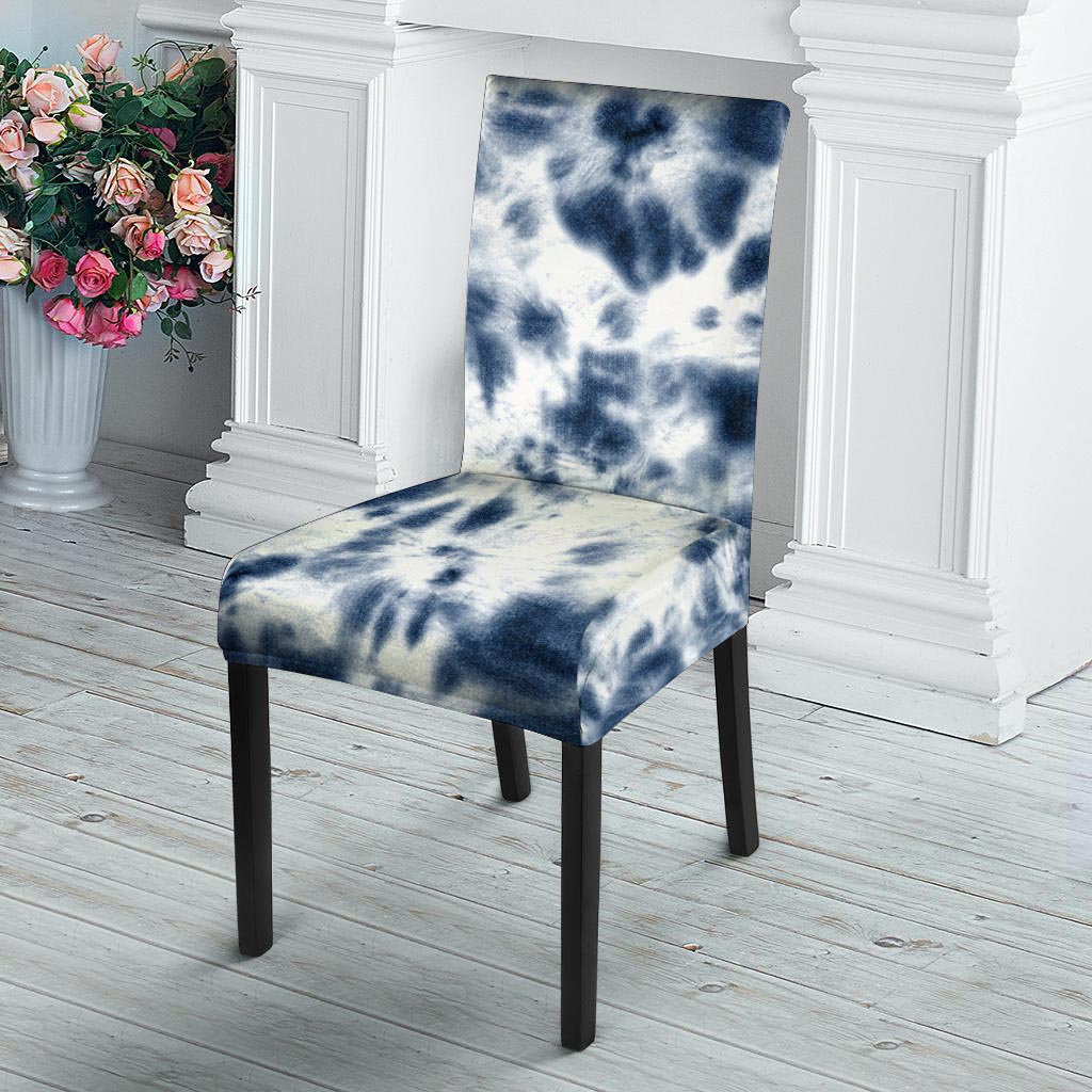 Spiral Blue Tie Dye Chair Cover-grizzshop