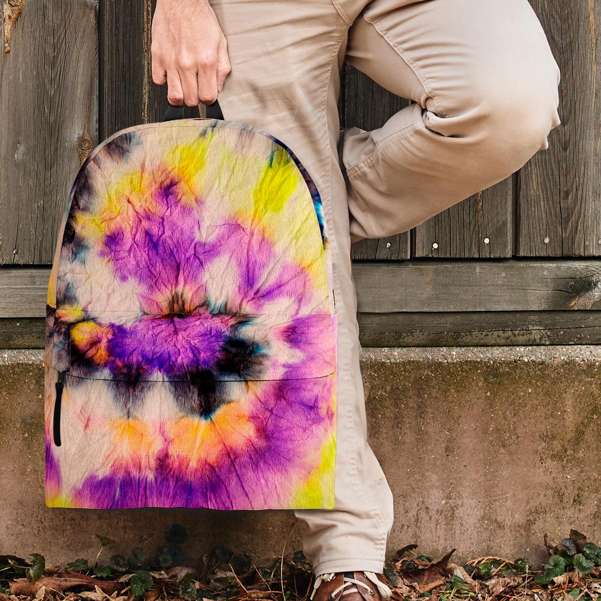 Spiral Hippie Tie Dye Backpack-grizzshop
