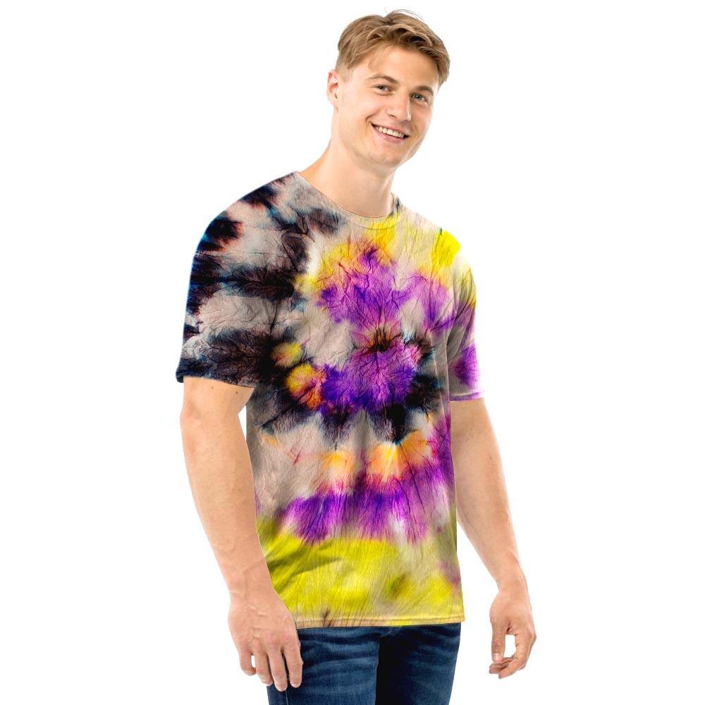 Spiral Hippie Tie Dye Men T Shirt-grizzshop