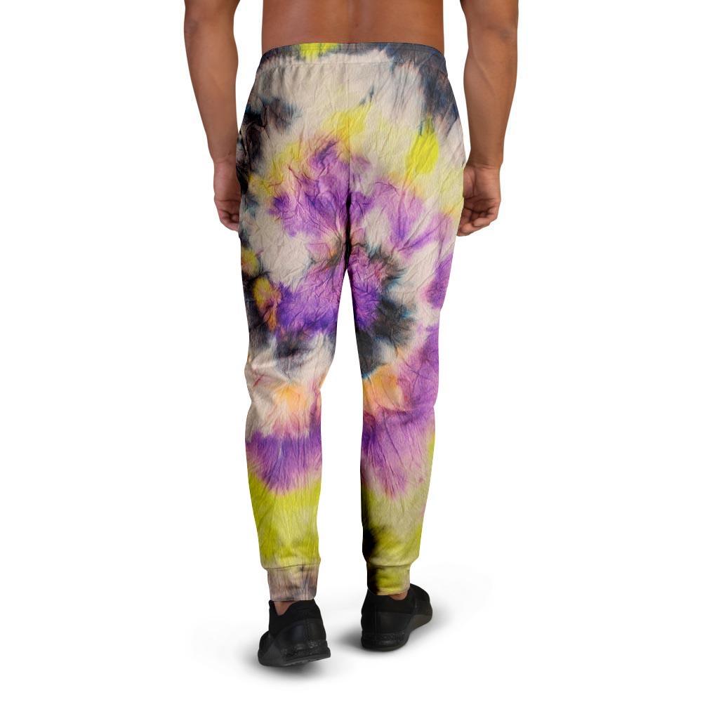 Spiral Hippie Tie Dye Men's Joggers-grizzshop