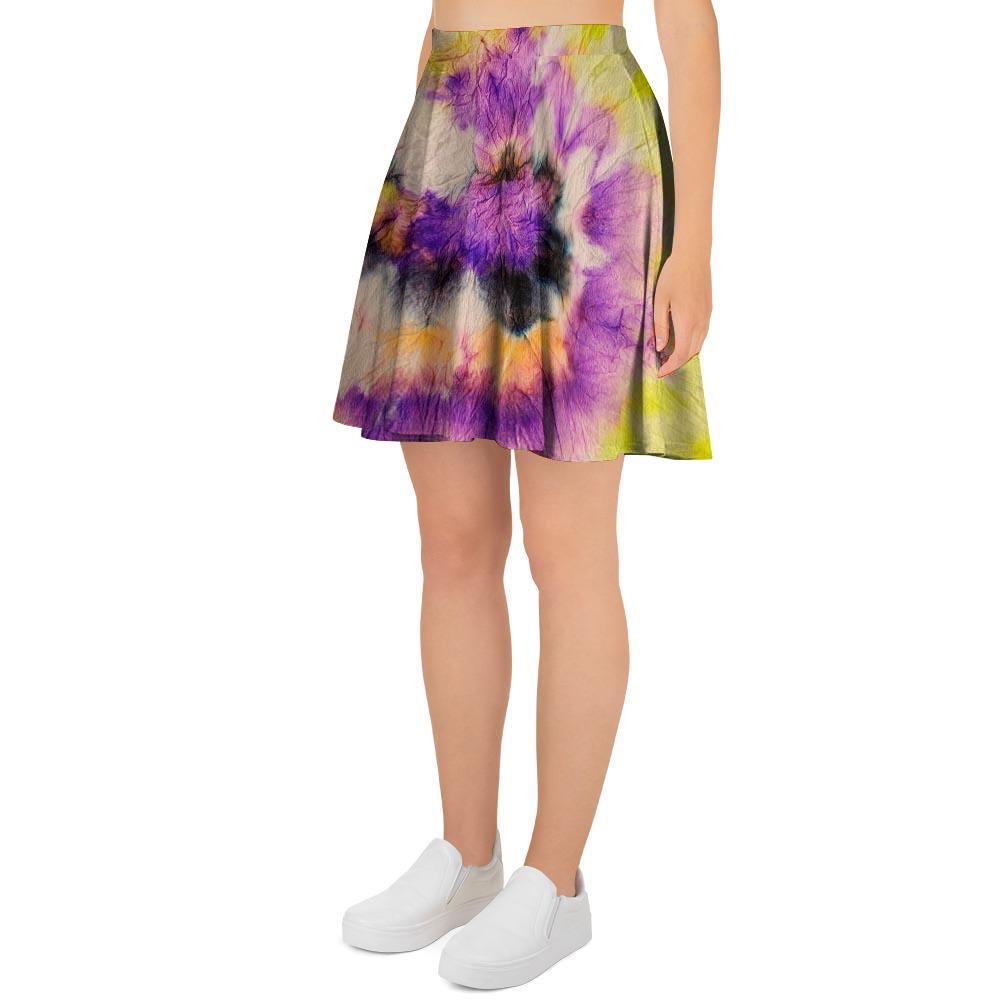 Spiral Hippie Tie Dye Women's Skirt-grizzshop