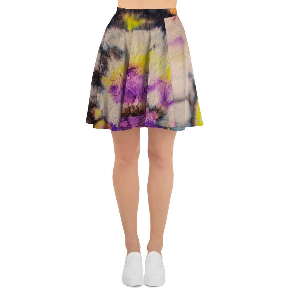 Spiral Hippie Tie Dye Women's Skirt-grizzshop