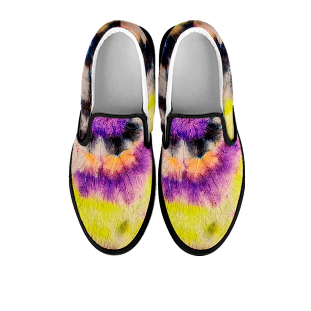 Spiral Hippie Tie Dye Women's Slip On Sneakers-grizzshop