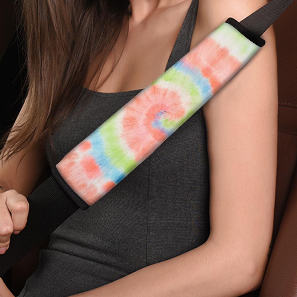 Spiral Tie Dye Seat Belt Cover-grizzshop