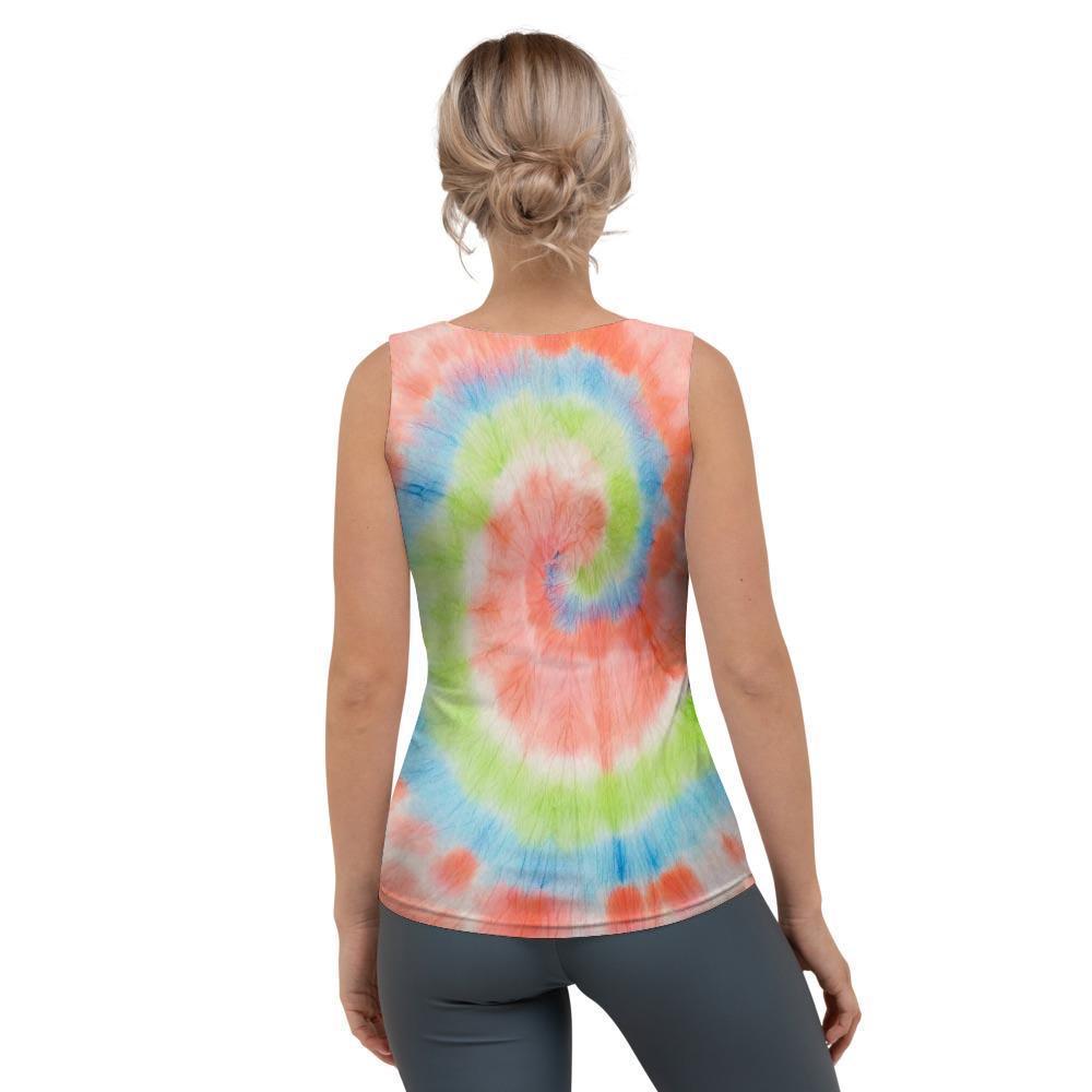 Spiral Tie Dye Women's Tank Top-grizzshop