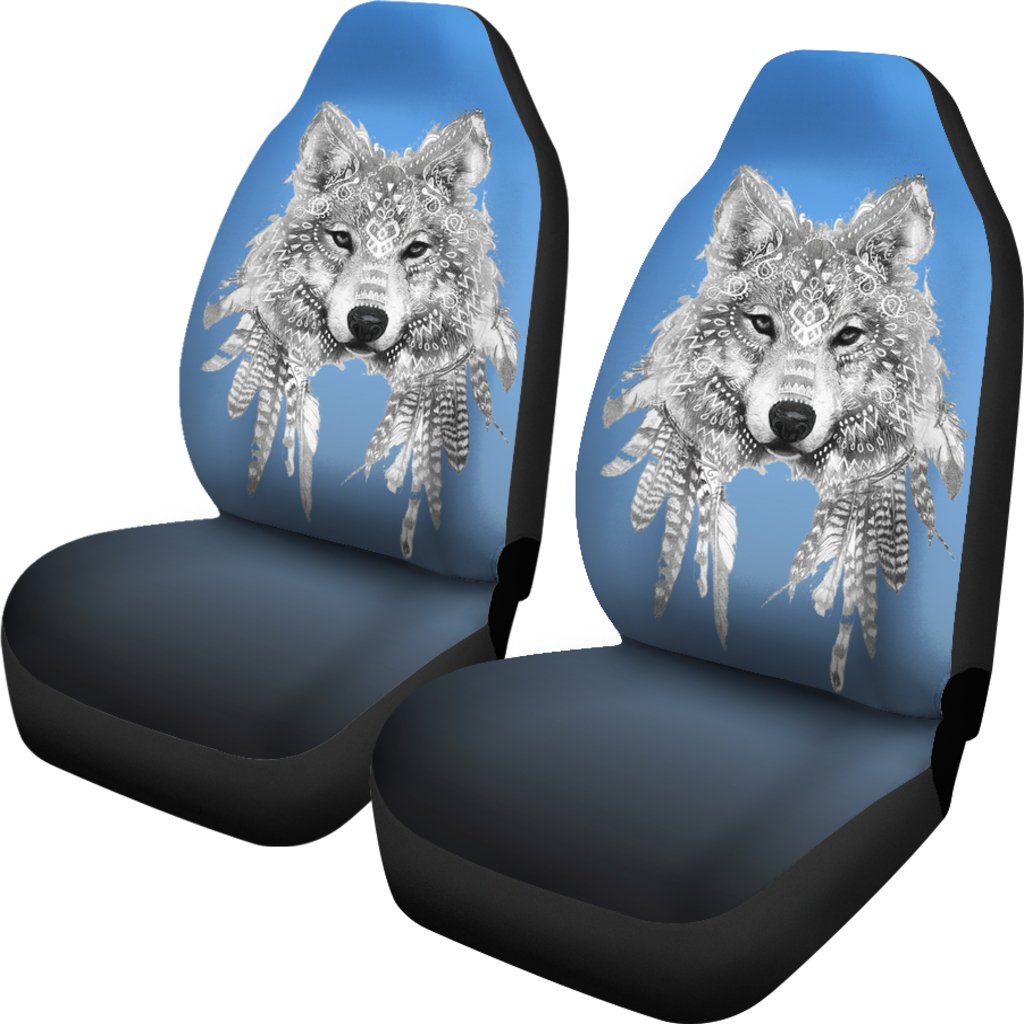 Spirit Animal Wolf Car Seat Covers-grizzshop