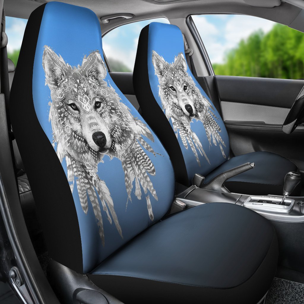 Spirit Animal Wolf Car Seat Covers-grizzshop
