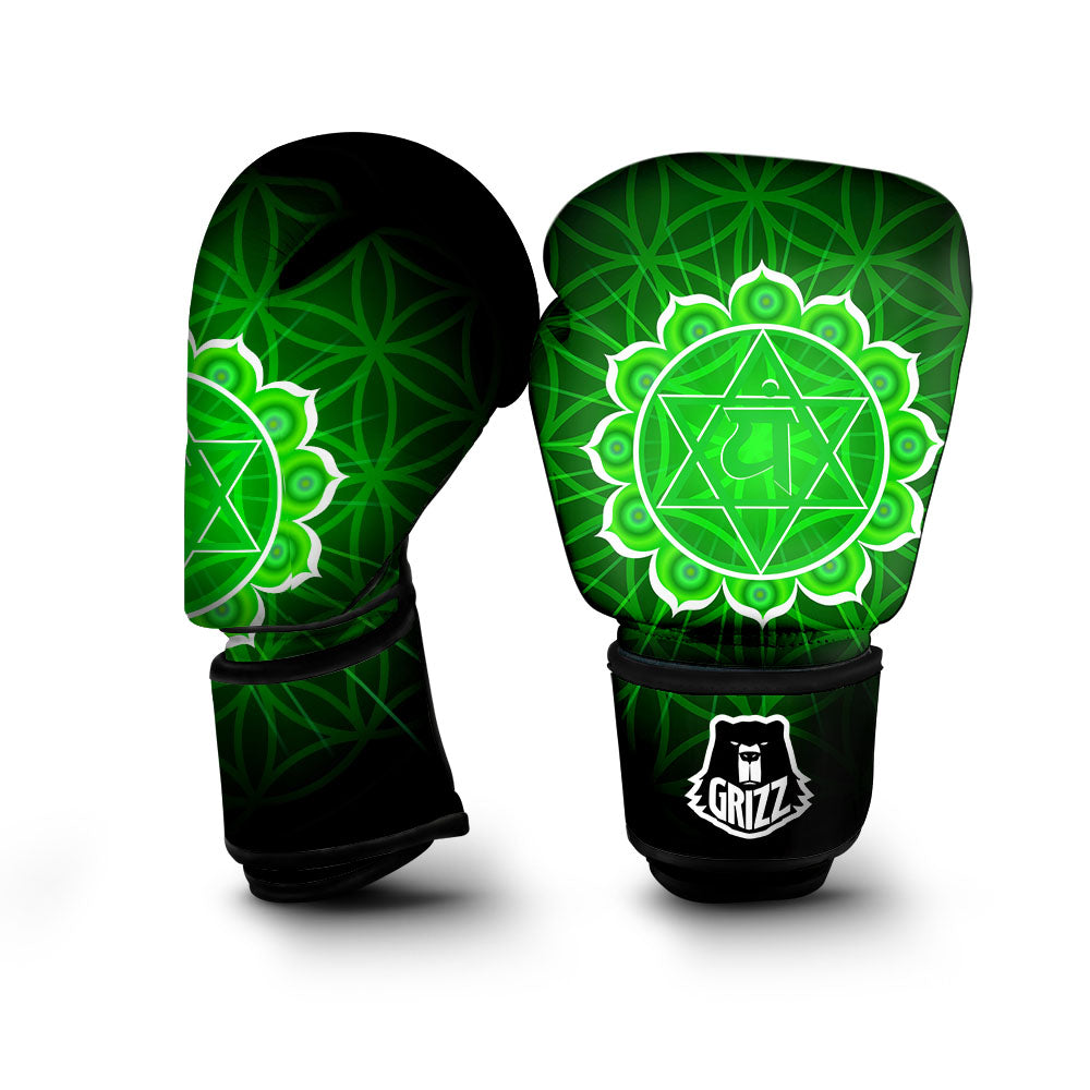 Spiritual Anahata Chakra Print Boxing Gloves-grizzshop