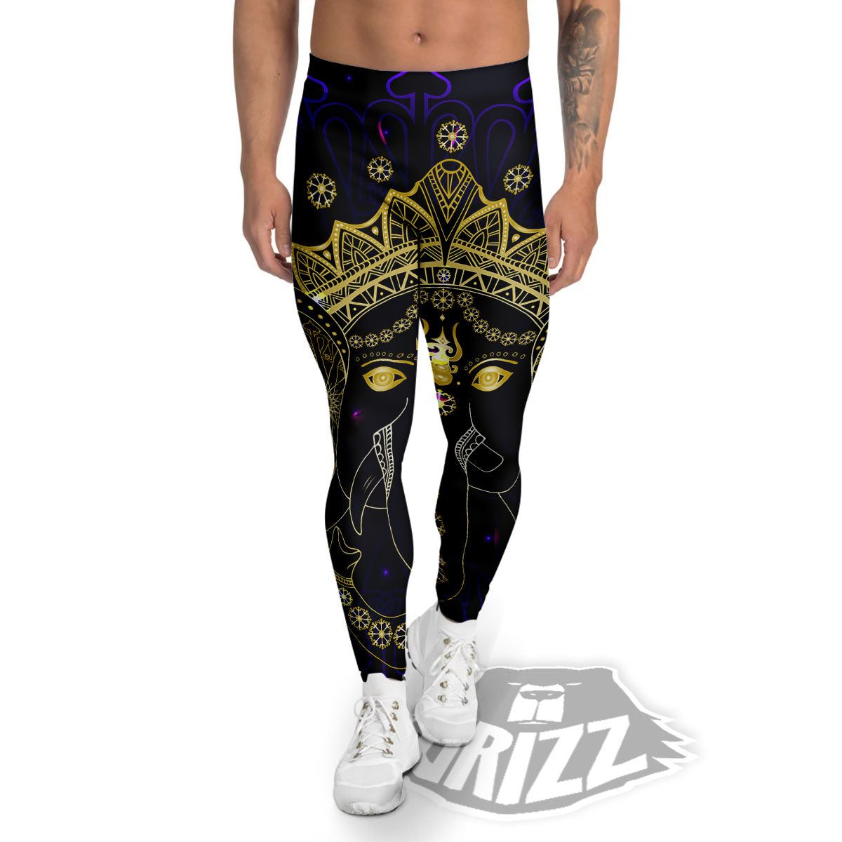 Spiritual Elephant Indian Tribal Print Boxing Gloves