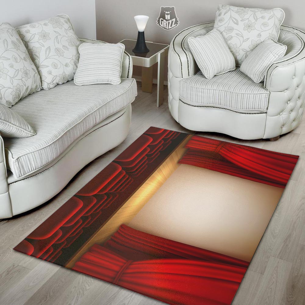 Stage Theater Print Floor Mat-grizzshop