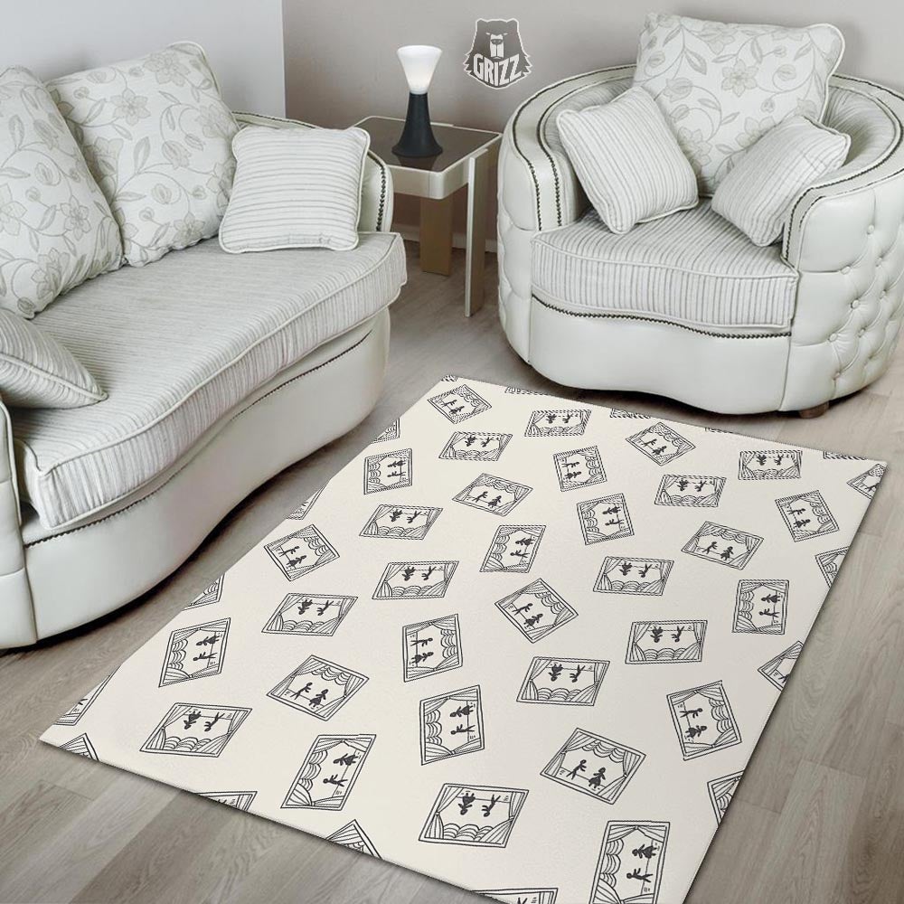 Stage Theater Print Pattern Floor Mat-grizzshop