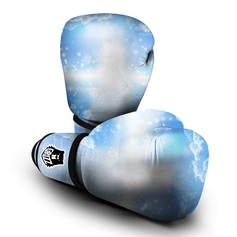 Stairs To Heaven Print Boxing Gloves-grizzshop