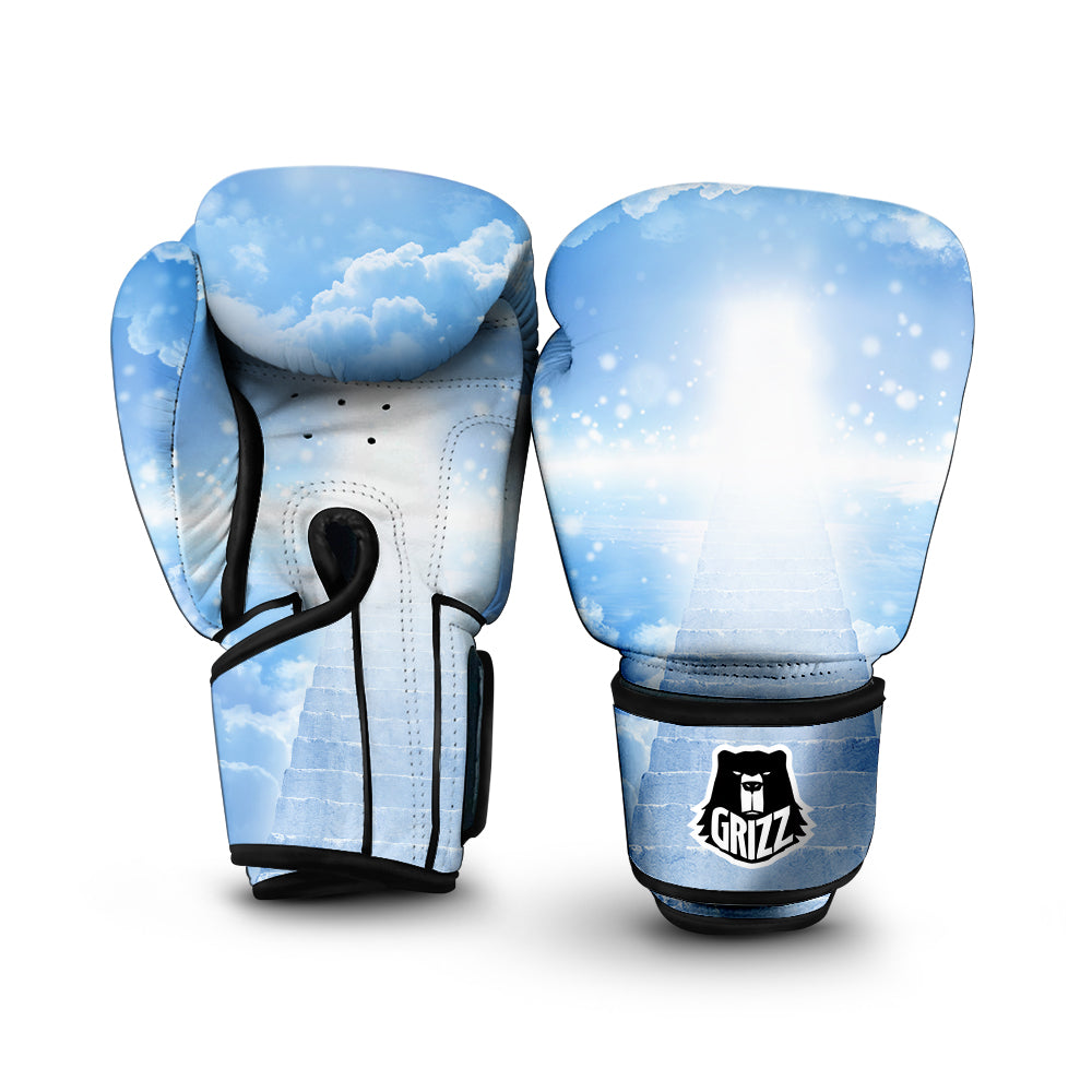 Stairs To Heaven Print Boxing Gloves-grizzshop