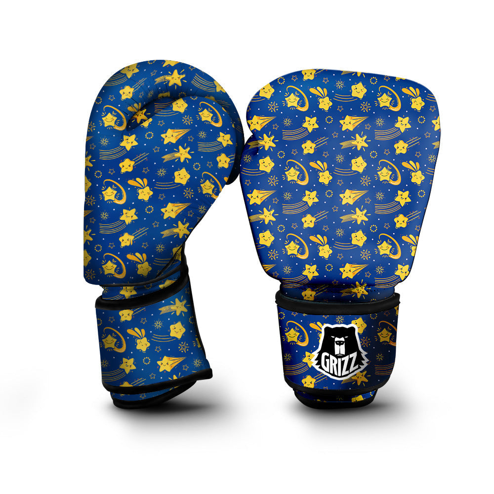 Star Cartoon Print Pattern Boxing Gloves-grizzshop