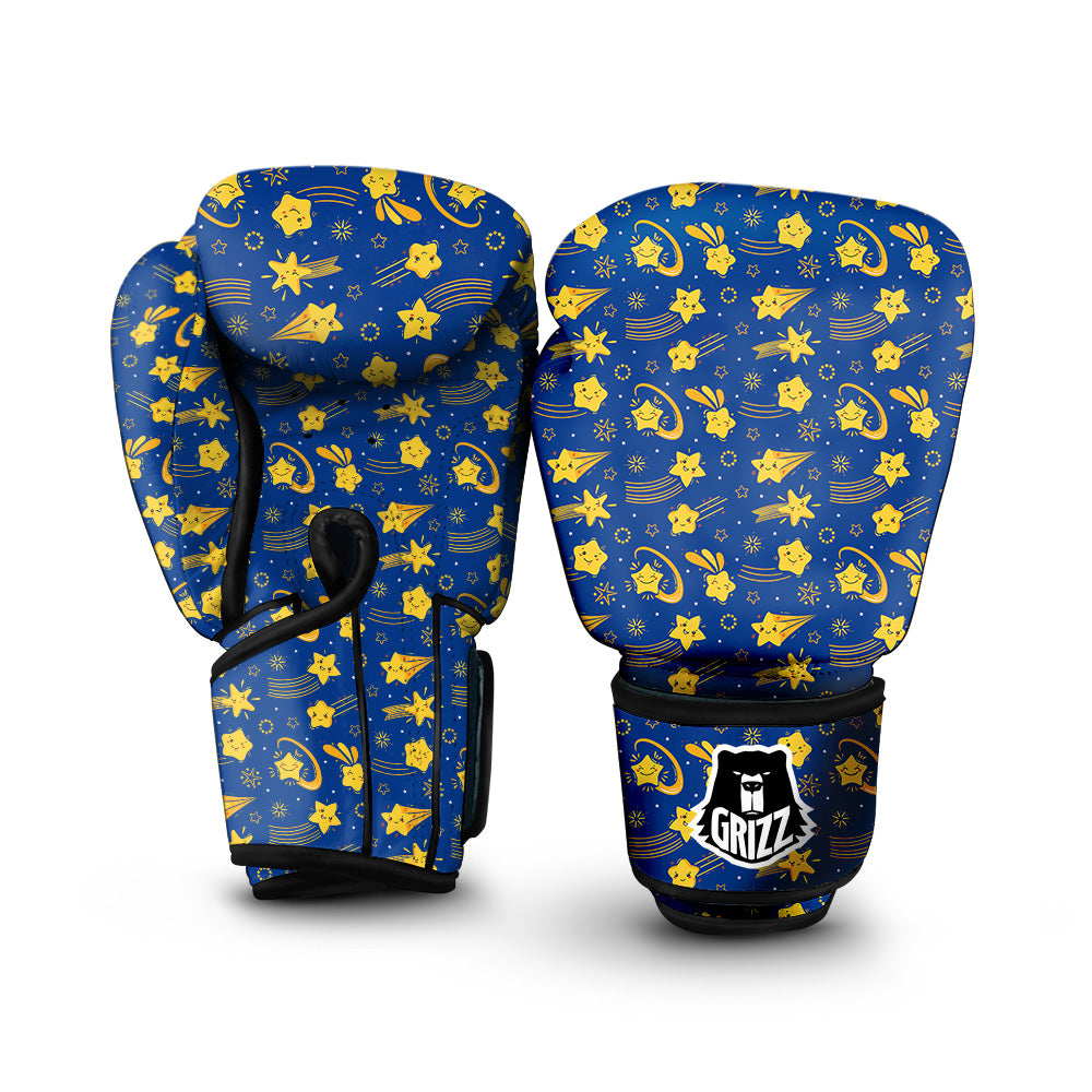 Star Cartoon Print Pattern Boxing Gloves-grizzshop