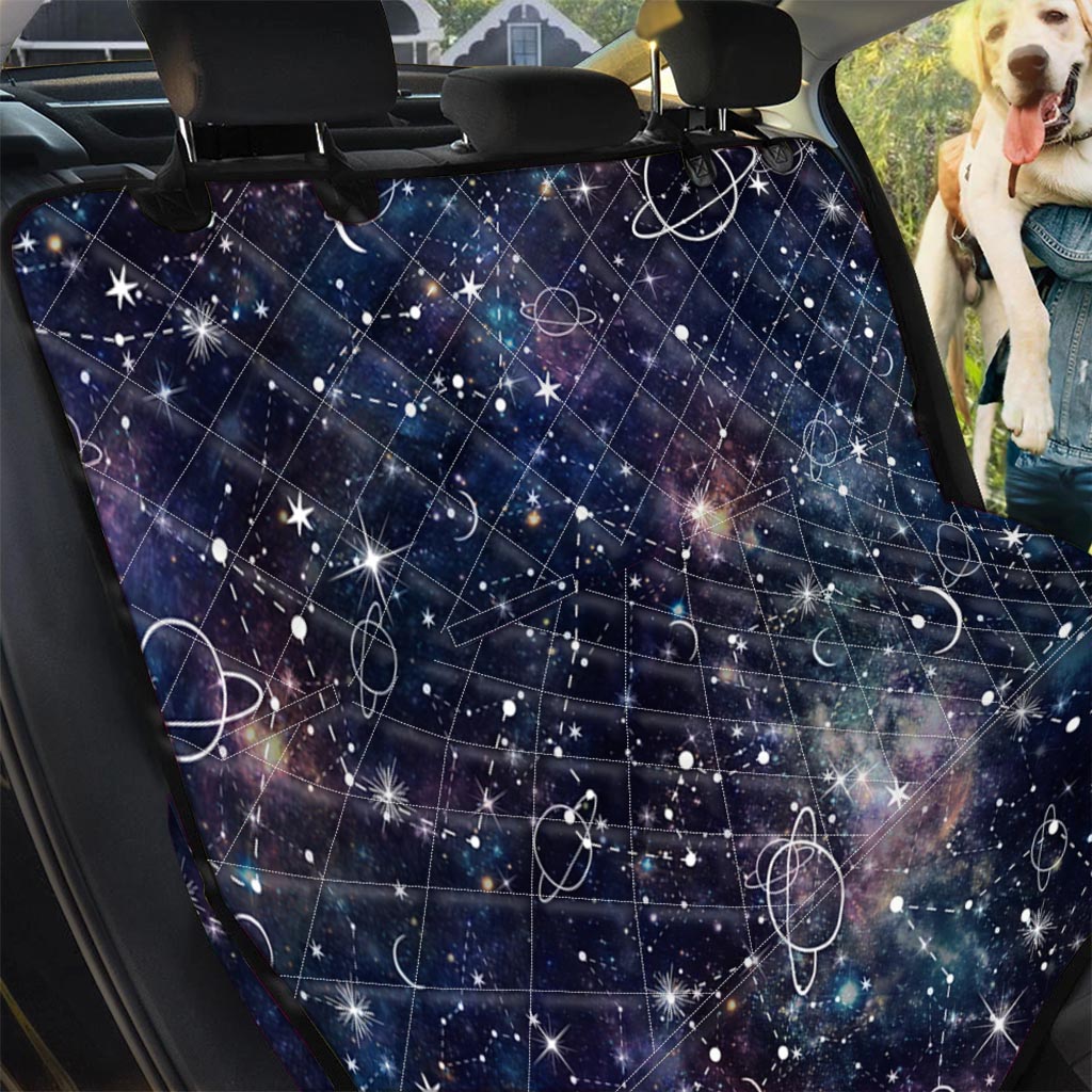 Star Constellation Galaxy Space Pet Car Seat Cover-grizzshop