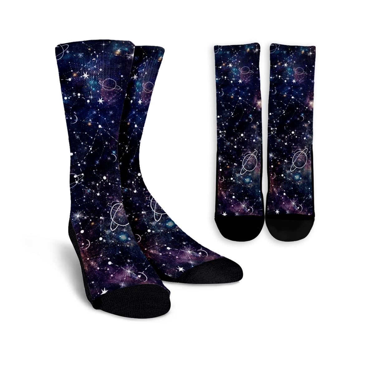 Star Constellation Galaxy Space Unisex Socks-grizzshop