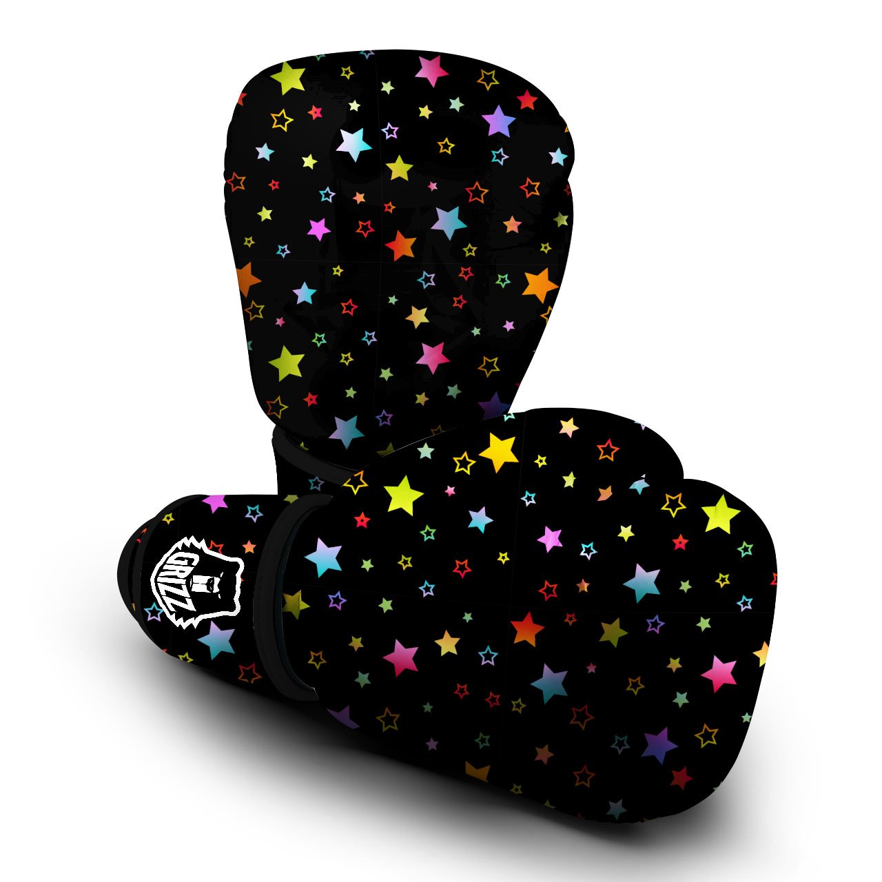 Star Lights Print Pattern Boxing Gloves-grizzshop
