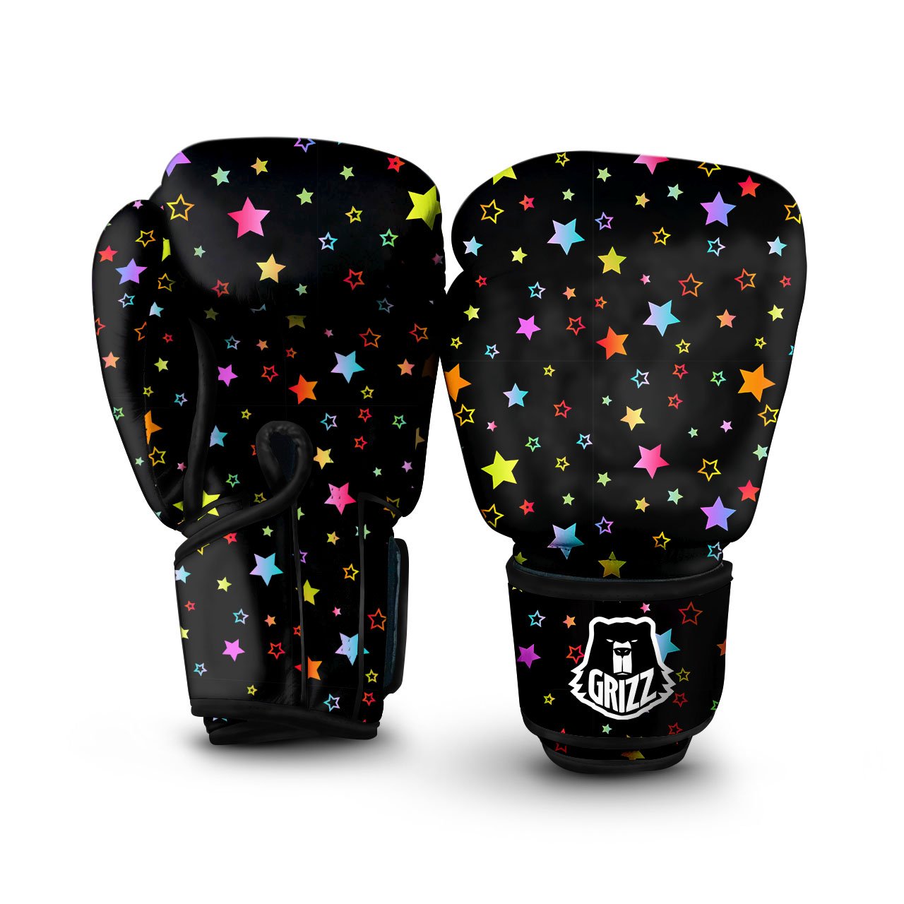 Star Lights Print Pattern Boxing Gloves-grizzshop