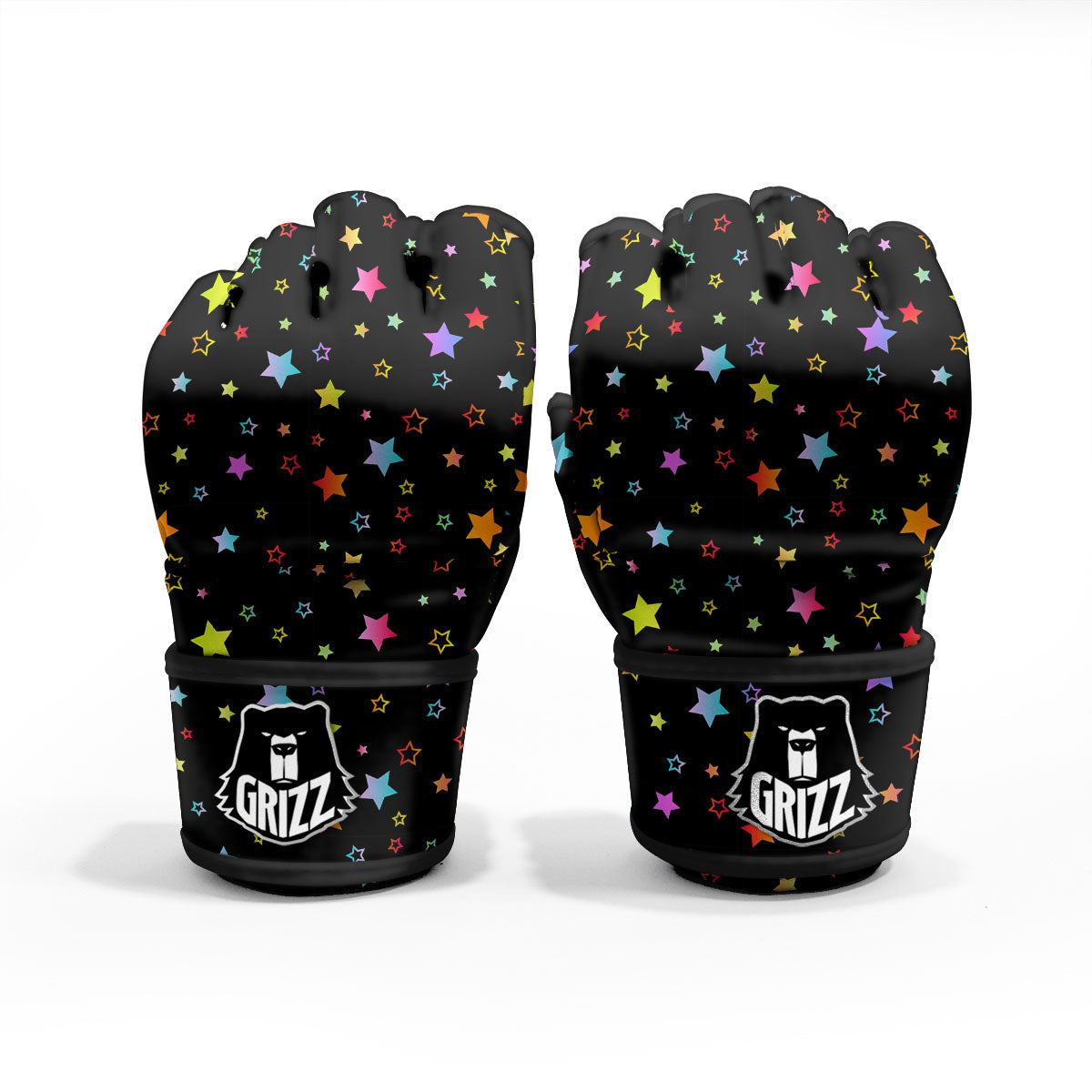 Star Lights Print Pattern MMA Gloves-grizzshop